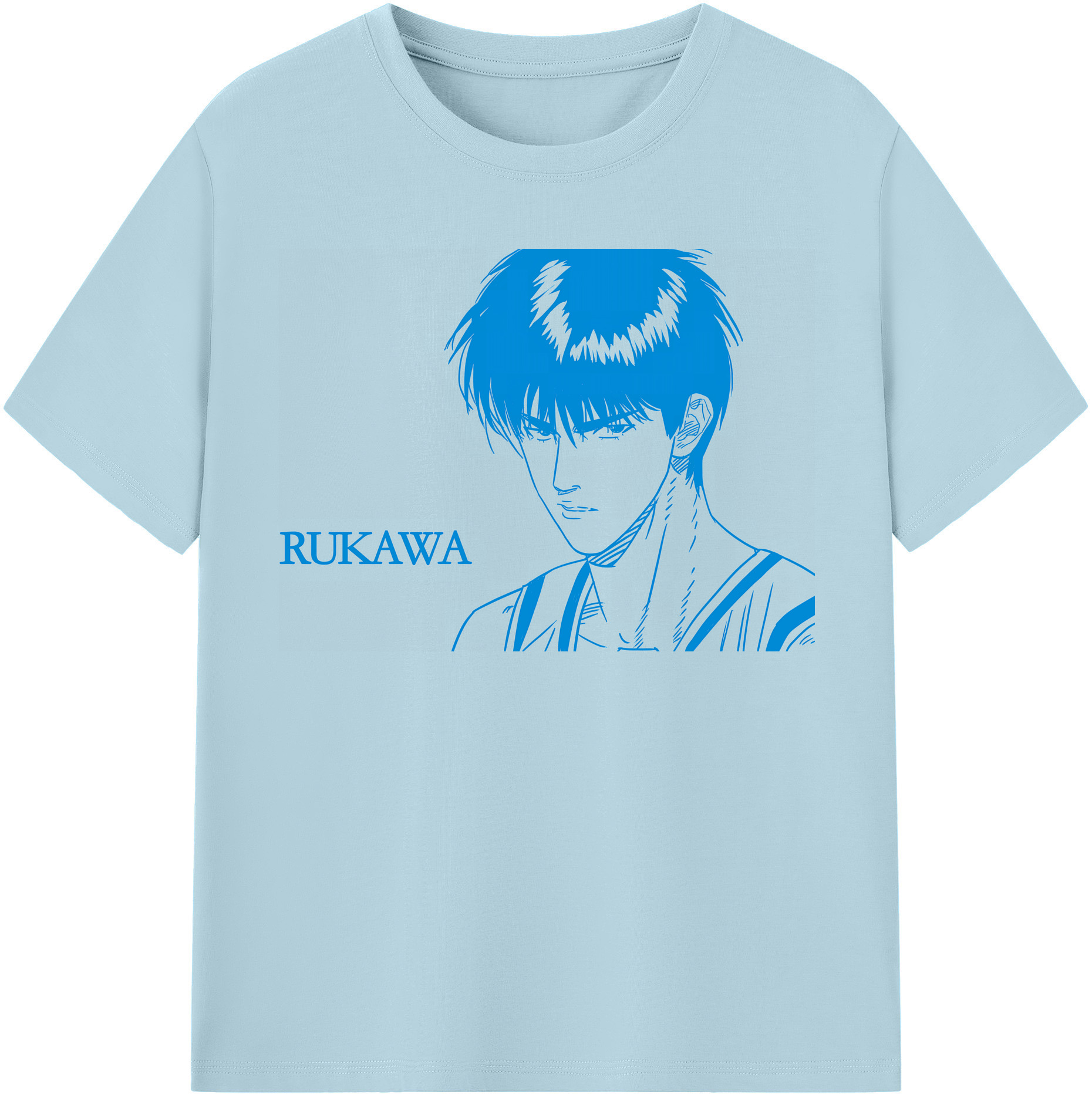 SLAM DUNK／スラムダンク 綿100％半袖Tシャツ（フロントプリント）